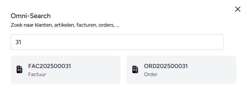 Omni-Search Zoekfunctie